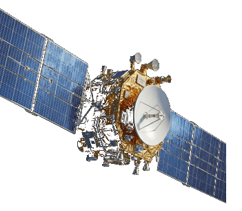 High-Tech Communications Satellite